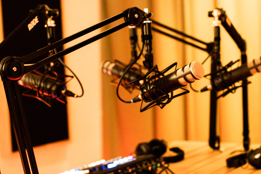 Perth Podcast Studio Microprophones